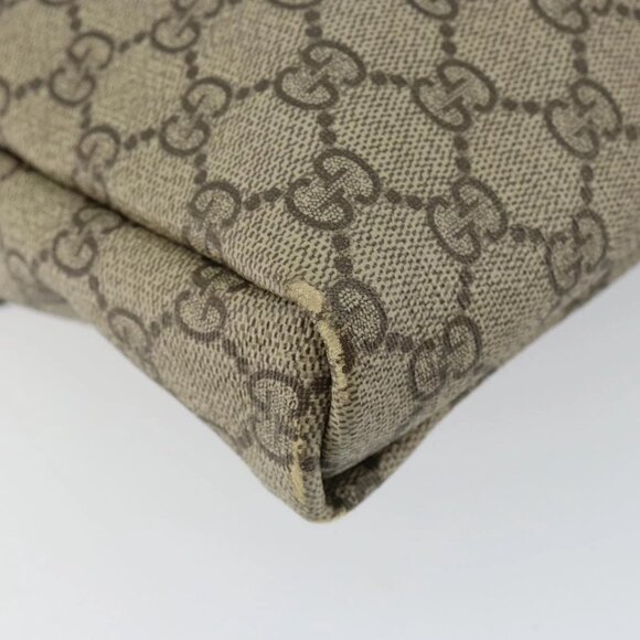 GUCCI GG Supreme Shoulder Bag PVC Leather Beige 223666 Auth ep11388 - Picture 5 of 16